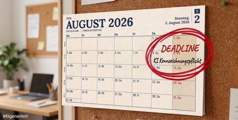 KI-Kennzeichnung ab August – der Countdown läuft